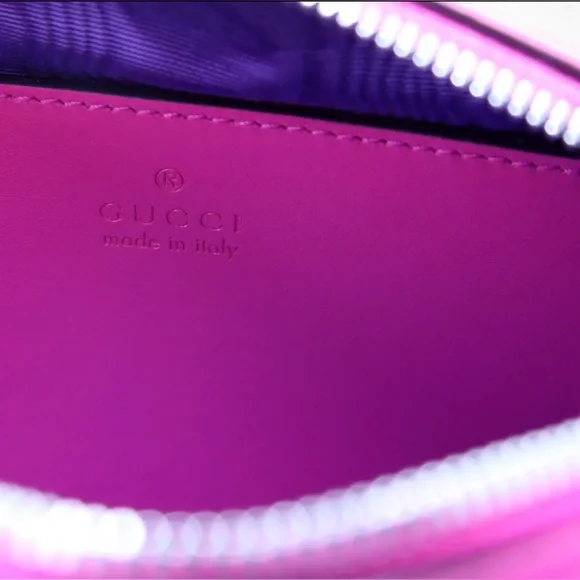 Gucci GG Matelassé Mini Boston 2-way bag in pink nylon and leather - Picture 9 of 16